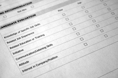 Job Evaluation clipart