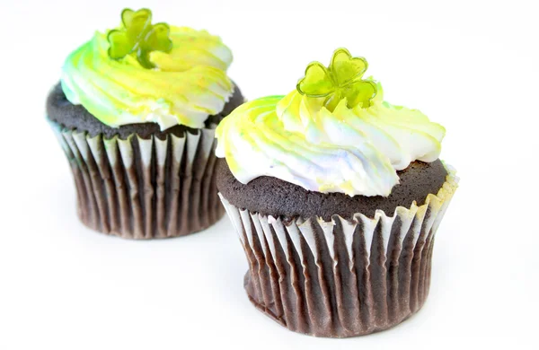 Cupcakes do dia de St. Patricks — Fotografia de Stock
