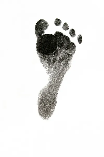 Impresión del pie del bebé — Foto de Stock