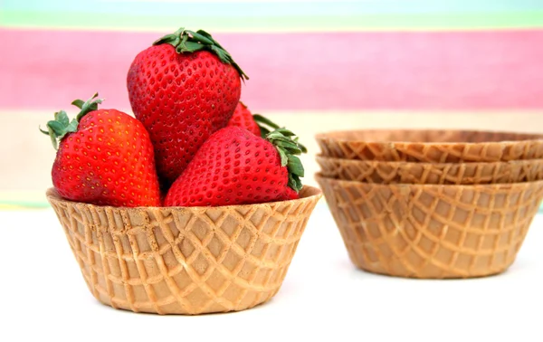 Strawberry Dessert — Stock Photo, Image
