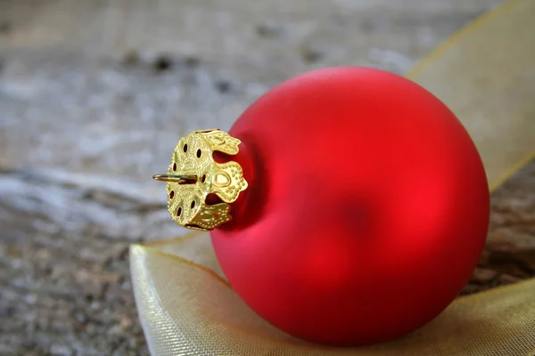 빨간 크리스마스 장식 — 스톡 사진