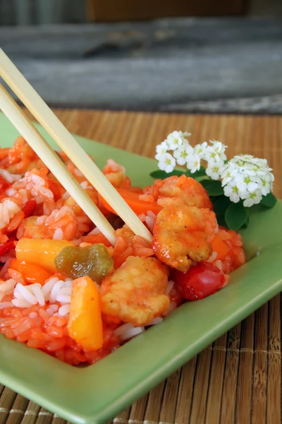 Sweet and Sour Chicken — Stock Photo, Image