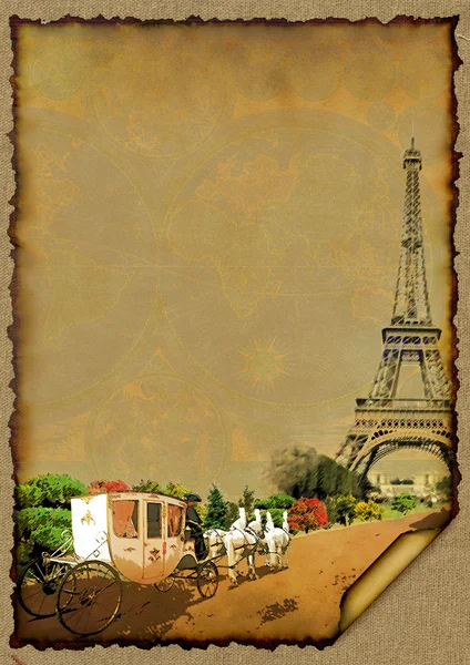 巴黎埃菲尔铁塔 — 图库照片#