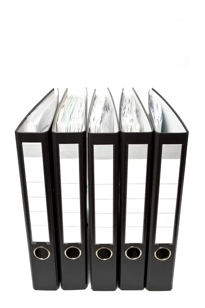 Stack of binders — Stock Photo, Image