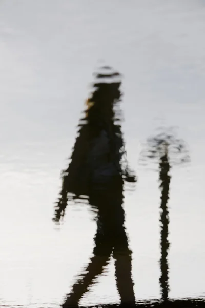 Woman reflection — Stock Photo, Image