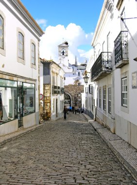 Stone pavement street clipart