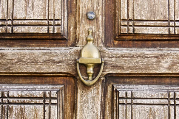 Tekstury drzwi i pokrętło — Zdjęcie stockowe