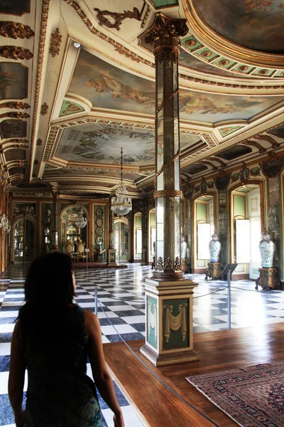 Salões do Palácio Queluz — Fotografia de Stock