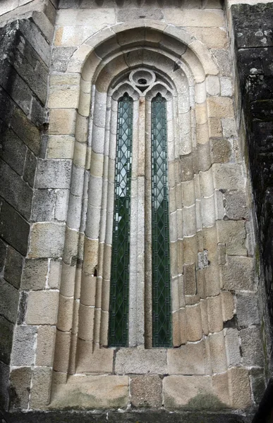 Katedra braga okno Szczegóły — Zdjęcie stockowe