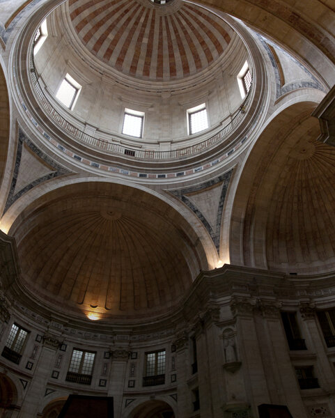 Inside the pantheon
