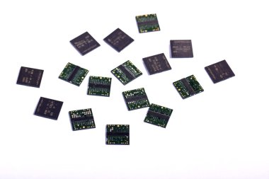 Computer memory chips clipart