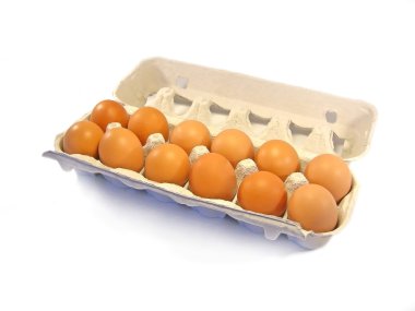 Dozen eggs clipart