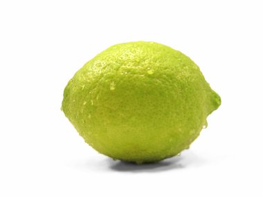 beyaz üzerine limon