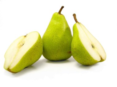 Pears on white clipart