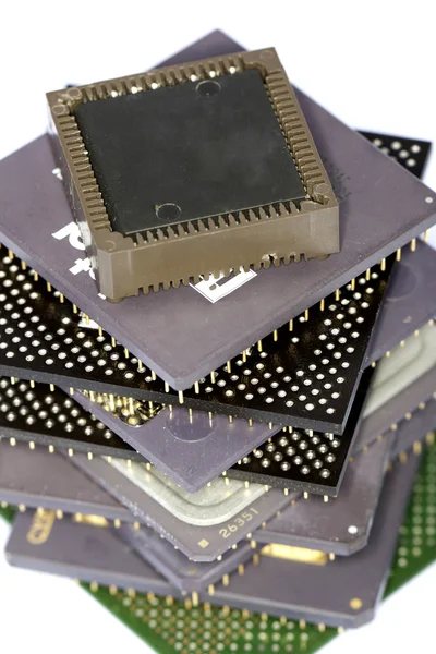 Computer microprocessoren — Stok fotoğraf