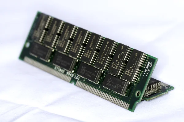 Počítačové paměťové čipy — Stock fotografie