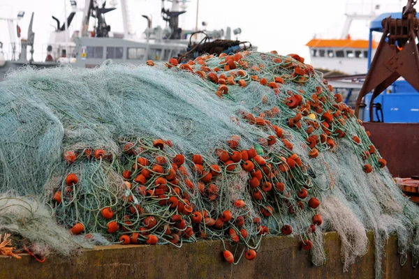 Mucchio di rete da pesca — Foto Stock