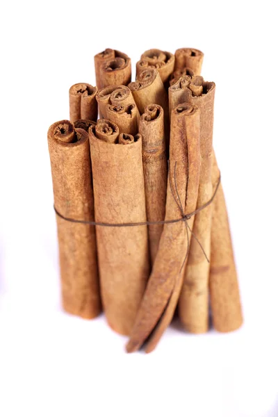 Pile af kanel krydderi fjerposer - Stock-foto