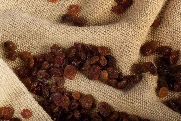 Raisins scattered — Stock Photo, Image