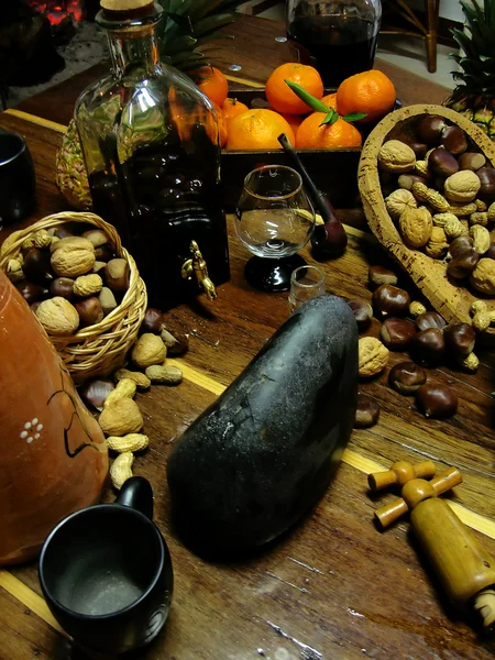 stock image Christmas table