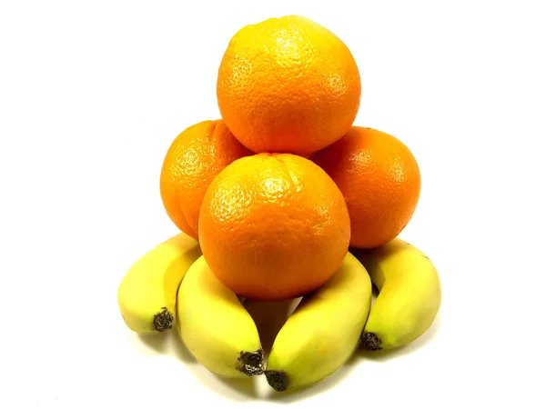 Τα πορτοκάλια και μπανανών — Φωτογραφία Αρχείου