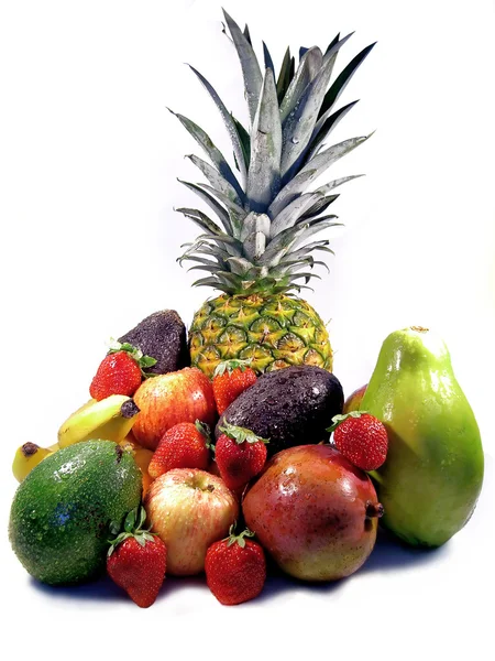 Pilha de fruta — Fotografia de Stock