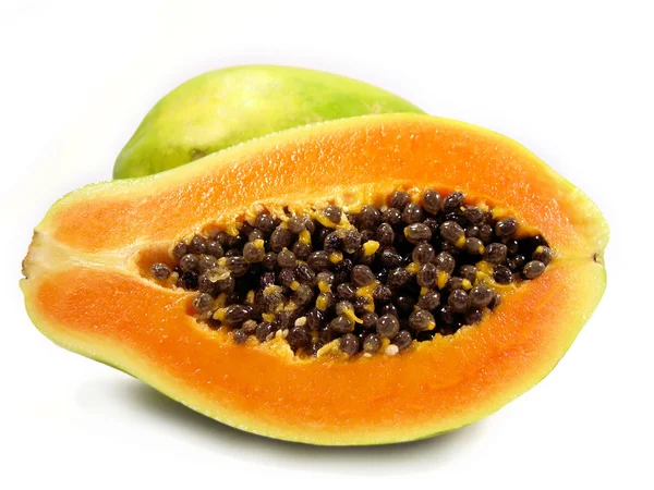 Papaya szeletelt — Stock Fotó
