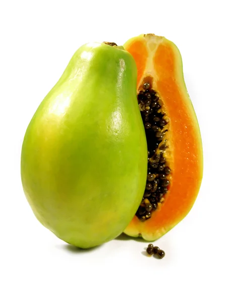 Papaya dilimlenmiş — Stok fotoğraf