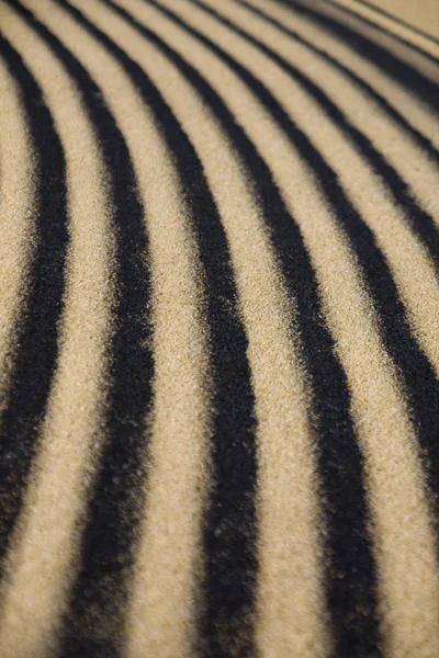 Dettaglio ondulazione sabbia — Foto Stock