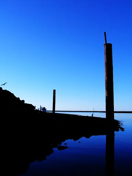 Blauer Himmel und Wasser — Stockfoto