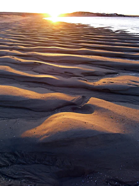 Marea olas de arena —  Fotos de Stock