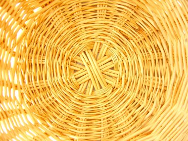 Straw basket clipart