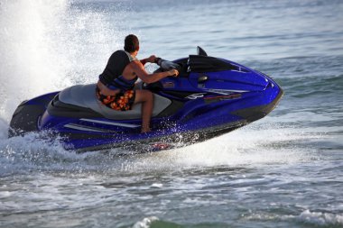 Jet ski sport clipart