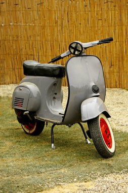 Vespa motorcycle clipart