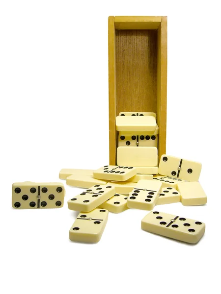 Domino stukken — Stockfoto