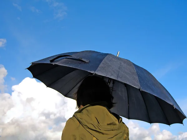 stock image Girl with umbrella