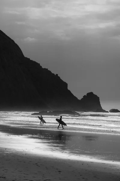 Dva surfaři — Stock fotografie