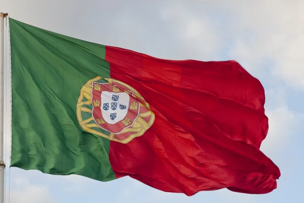Portugál zászló — Stock Fotó