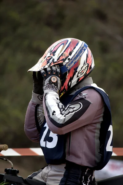 Motocross rider — Zdjęcie stockowe
