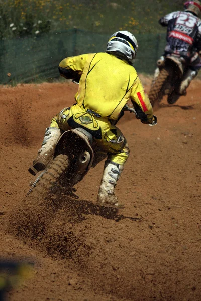 Motocross dirtbike — Stok fotoğraf