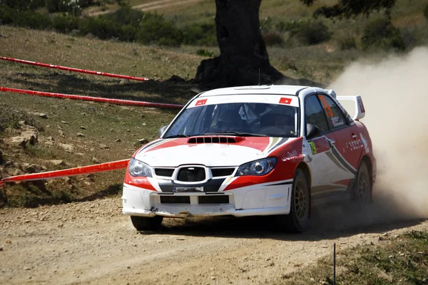 Rallye-Wettbewerb — Stockfoto