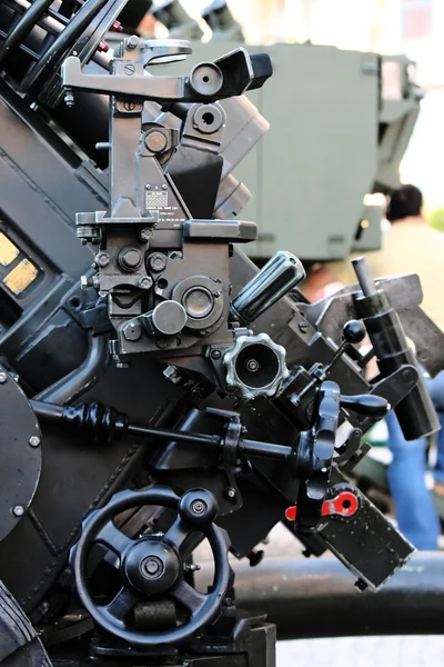 Howitzer artillery Detail — Stock Photo, Image