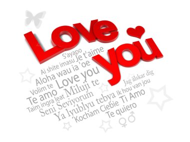 Love you clipart