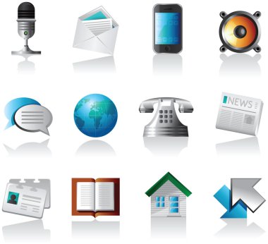 Icons set clipart