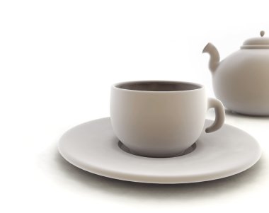 Çay ve çaydanlık.