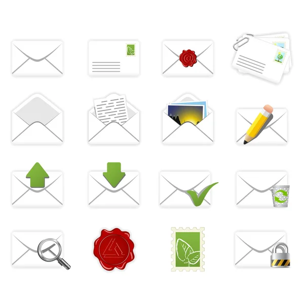 stock vector Correspondence icons