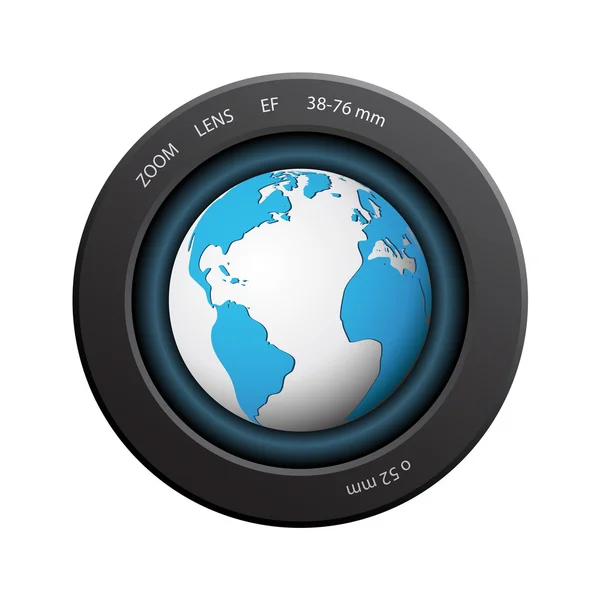 stock vector Zoom globe