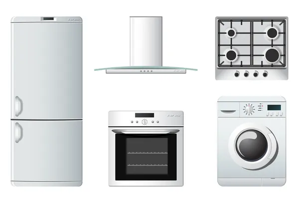Household appliances — Stock Vector