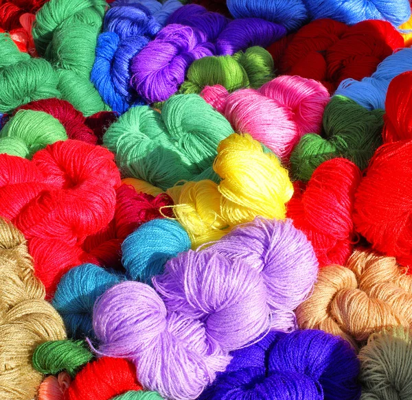 stock image The colour threads.