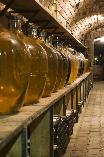 Big bottles of high quality wine — Stock Photo, Image